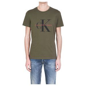 Calvin Klein pánské zelené tričko - M (371)